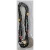 Image 1 : BEADED NECKLACE WITH US 1$ COIN PENDANT