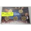 Image 1 : TRP216) 24KT GOLD PLATED AND COLORED US QUARTERS