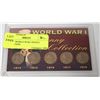 Image 1 : TRP214) WORLD WAR I PENNY COLLECTION