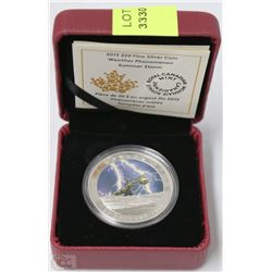 TRP212) 2015 20$ FINE SILVER COIN - WEATHER
