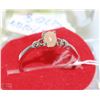 Image 1 : #34- NATURAL RAINBOW OPAL .925 SOLID SILVER RING