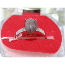 #36-NATURAL 6RAY STAR RUBY .925 SOLID SILVER RING