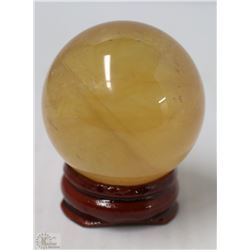 #39-NATURAL CINTINE SPHERE CRYSTAL HEALING BALL