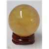 Image 1 : #39-NATURAL CINTINE SPHERE CRYSTAL HEALING BALL