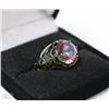 Image 1 : MENS RAINBOW ON BLACK RING SZ 10