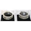 Image 1 : LOT OF HEAVY 2 MENS BAND RINGS SIZE 11.5 AND 11