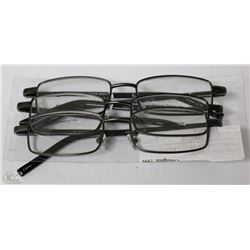 LADIES FOSTER GRANT EYEGLASSES +2.00 TRIPLE PACK