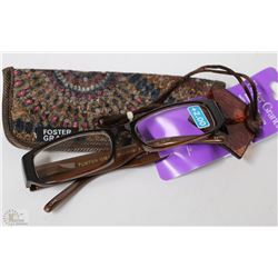 LADIES FOSTER GRANT EYEGLASSES +2.00