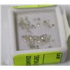 Image 1 : TRP261) NATURAL WHITE DIAMONDS 77PCS 1CT TOTAL