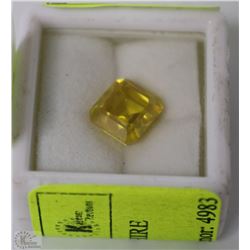 TRP257) LAB CREATED SAPPHIRE 7.1CT