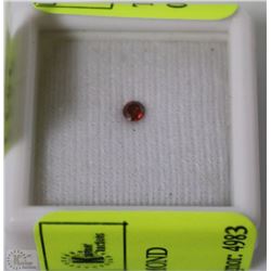 TRP262) NATURAL RED DIAMOND 0.07CT