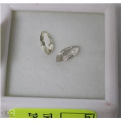 TRP271) NATURAL TOURMALINE 2PCS 1CT FOR EARRINGS