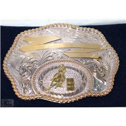 LARGE MONTANA SILVER SMITH BUCKLE (RODEO)