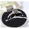 Image 1 : #24-RAMBOW MYSTIC &CZ .925 SOLID SILVER RING