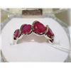 Image 1 : #7-NATURAL RUBY.925 SOLID SILVER RING