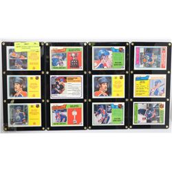LOT OF 4 FRAMED CARDS OF WAYNE GRETZKY EACH FRAME