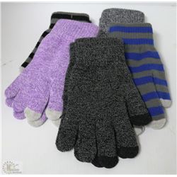 5PK OF SMART PHONE TEXTING GLOVES
