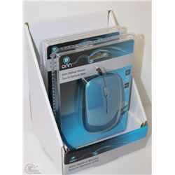 CASE OF TWO ONN WIRED OPTICAL MICE