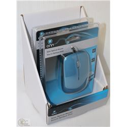CASE OF TWO ONN WIRED OPTICAL MICE