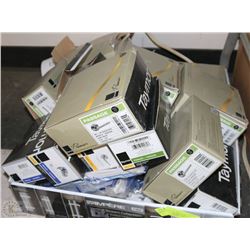 FLAT OF ASSORTED DOOR HANDLES