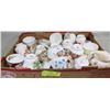 BOX 15PC OF ESTATE  ASSORTED CHINA CUP & SAUCERS,