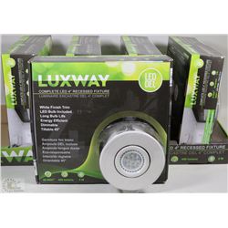 FLAT OF 5 LUXWAY 4 INCH LED RECESSED FIXTURE