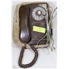 Image 1 : VINTAGE BEAN BAG PHONE HOLDER WITH LANDLINE PHONE