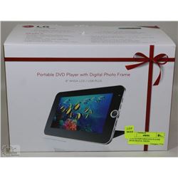NEW LG PORTABLE DVD PLAYER WITH DIGITAL PHOTO
