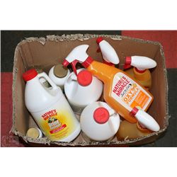 BOX OF BRAND NEW PET CLEANERS
