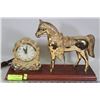 Image 1 : 1960'S HORSE MANTLE CLOCK