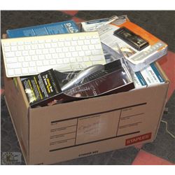 BOX OF NEW ELECTRONICS - 3D GLASSES, D-LINK VIDEO