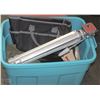 Image 1 : TOTE OF TRIPOD AND MISC BAGS/PURSES