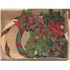 Image 1 : BOX OF CHRISTMAS WREATHS