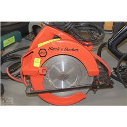BLACK & DECKER ELECTRIC 7 1/4" CIRCULAR SAW