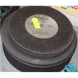 LOT OF 31 CHOP SAW  DISCS INCL 12"(6), 14"(25)