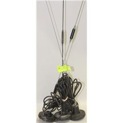 LOT OF 3 MAGNETIC ANTENNAS