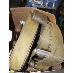 TWO 5000LB RATCHET STRAPS