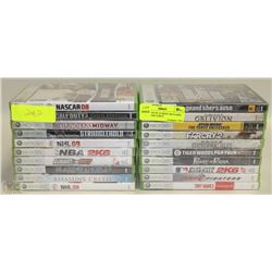 2 BUNDLES OF 10 XBOX 360 GAMES INCL GRAND THEFT
