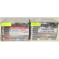 2 BUNDLES OF 10 PS2 GAMES INCL CABELAS, LORD OF