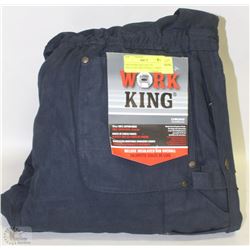 NEW WORK KING DELUXE INSULATED BIB OVERALL  LARGE