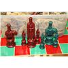 Image 2 : LARGE CHESS BOARD WITH CHESS PIECES