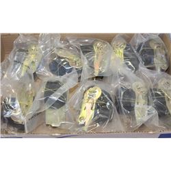 TRAY LOT OF NEW WRAP AROUND RATCHET STRAPS