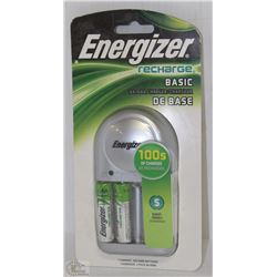 NEW ENERGIZER RECHARGE BASIC AA/AAA CHARGER