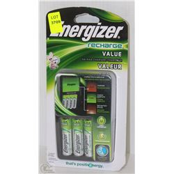 NEW ENERGIZER RECHARGE VALUE AA/AAA CHARGER