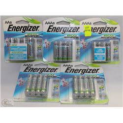 NEW SET OF 5 PACKS ENERGIZER RECHARGEABLE AA/AAA