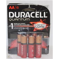 NEW DURACELL QUANTUM SET OF 4 PACKS AA BATTERIES