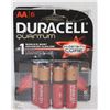 Image 1 : NEW DURACELL QUANTUM SET OF 4 PACKS AA BATTERIES