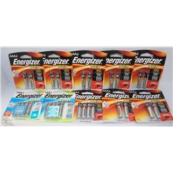 NEW SET OF 10 PACKS ENERGIZER AAA BATTERIES
