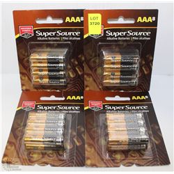 NEW SET OF 4 PACKS SUPER SOURCE AAA BATTERIES
