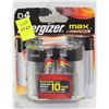 Image 1 : NEW SET OF TWO PACKS ENERGIZER MAX D4 BATTERIES